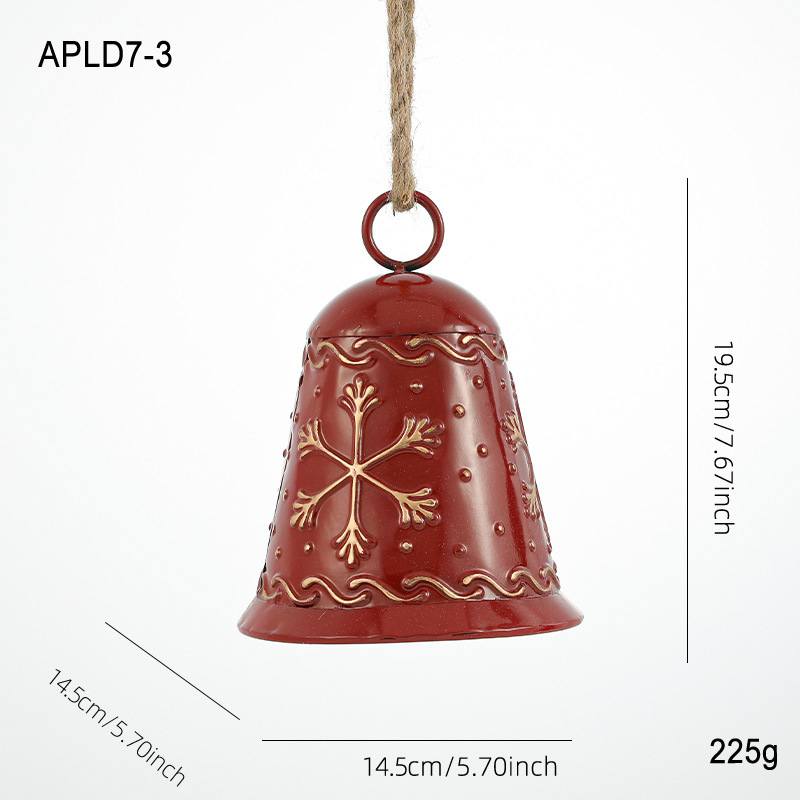 Geležinis Kalėdinis varpelis eglutei - Henggang prekės ženklas