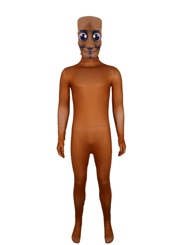 Kostum cosplay unisex pentru reprezentații pe scenă – personajul om de lemn cu bețișor, țesătură Milk Silk, 70–80% poliester și <30% spandex, pentru jocuri/anime roluri, lansare vară 2025