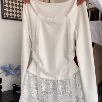 Ženski T-shirt od poliester s dugim rukavima, okrugli izrez, uski kroj, 90–95% poliester