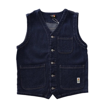 Vīriešu kokvilnas pildīta veste, korejiešu stilā kardigans, šaurs siluets, apkakle ar reveriem, pogu vienrindes aizdare, sānu kabatas