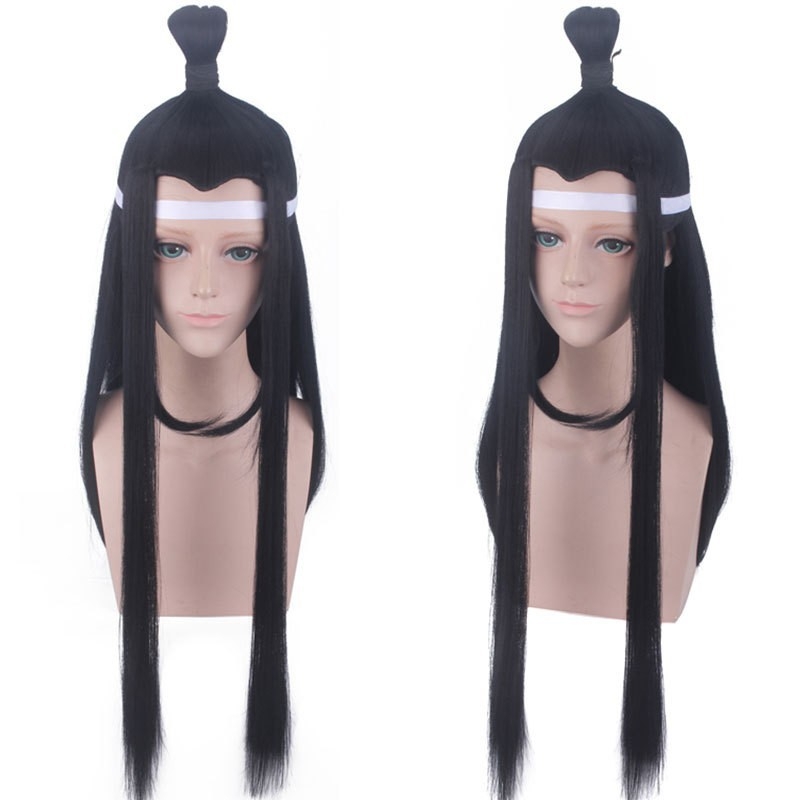 Perucă cosplay, model PL-513, fibre sintetice de înaltă temperatură, procesare mecanică, pentru bărbați, stil costum