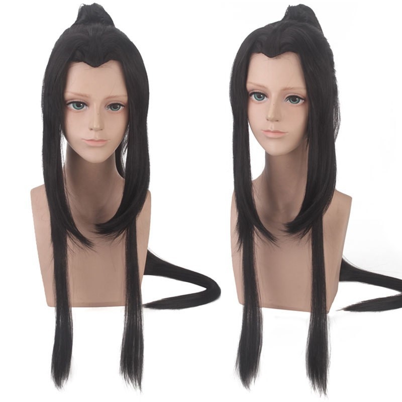 Perucă cosplay, model PL-513, fibre sintetice de înaltă temperatură, procesare mecanică, pentru bărbați, stil costum