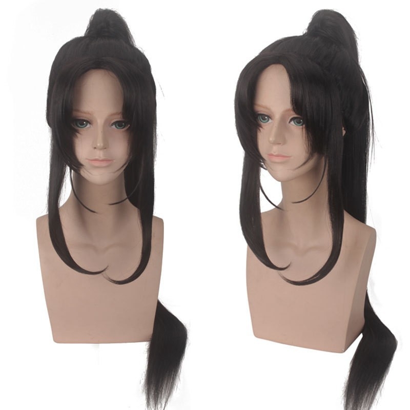 Perucă cosplay, model PL-513, fibre sintetice de înaltă temperatură, procesare mecanică, pentru bărbați, stil costum