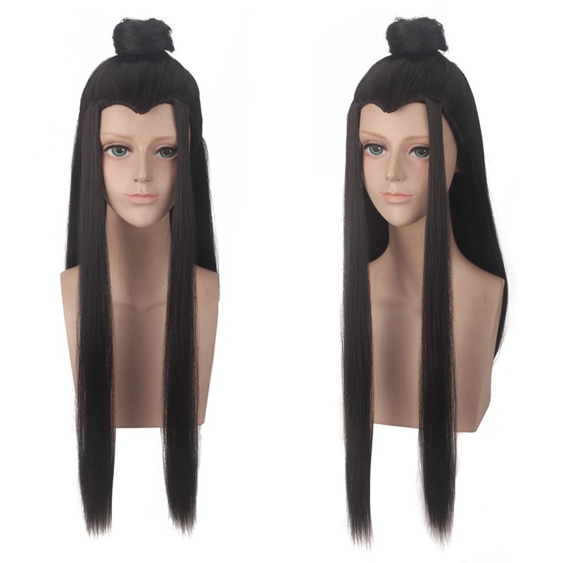 Perucă cosplay, model PL-513, fibre sintetice de înaltă temperatură, procesare mecanică, pentru bărbați, stil costum