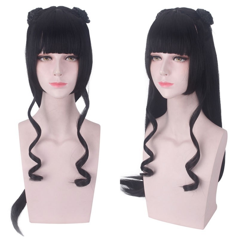 Perucă cosplay, model PL-513, fibre sintetice de înaltă temperatură, procesare mecanică, pentru bărbați, stil costum