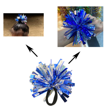 Gyerekek előadáshoz: hajkör és virágos karkötő a csuklón, PET, kézzel készített, rekvizit cheerleading