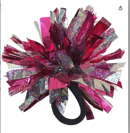 Gyerekek előadáshoz: hajkör és virágos karkötő a csuklón, PET, kézzel készített, rekvizit cheerleading