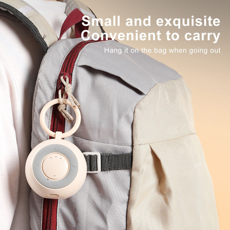 Beebide uneseade valge müra funktsiooniga: intelligentne äratus, taimer ja muusika; laaditav, ilma ekraanita, aku kestus üle 12 tunni, sisseehitatud 500–800 mAh aku