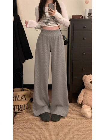 Nėščiosioms skirtos kelnės, laisvas kirpimas, pilvo palaikymas, mikroelastingumas, poliesteris, pavasaris 2025