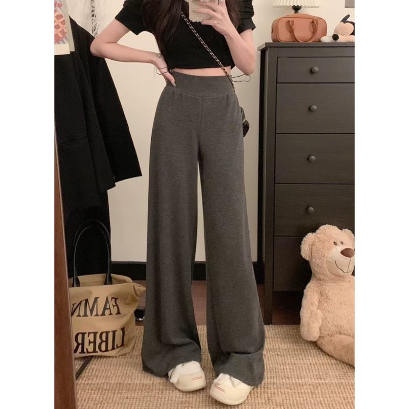 Nėščiosioms skirtos kelnės, laisvas kirpimas, pilvo palaikymas, mikroelastingumas, poliesteris, pavasaris 2025