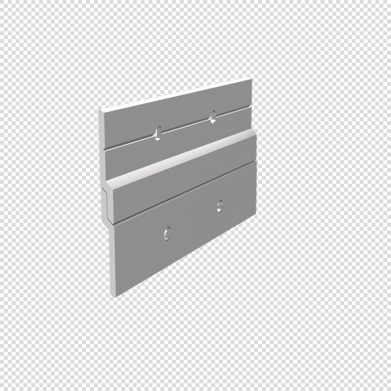 Clip Z pentru panouri de perete din aliaj de aluminiu pentru panou decorativ din lemn – Model 7787, Stil modern minimalist, Yutian Metal