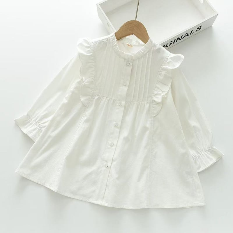 Meitenēm korejas stilā džinsa kleita ar garām piedurknēm, A līnijas siluets, 70–80% kokvilna, vecums 3–8 gadi, rudens 2025