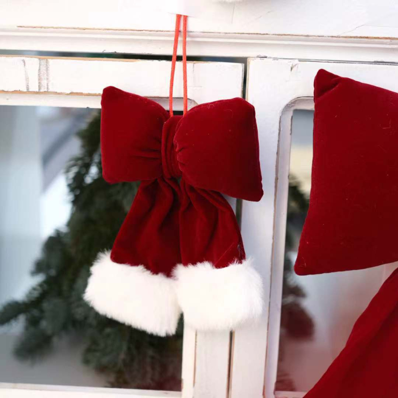 Trodimenzionalna dekorativna mašna za božićno drvce - Materijal: tkanina, Marka: Xinyou, Stil: kineski, Božić