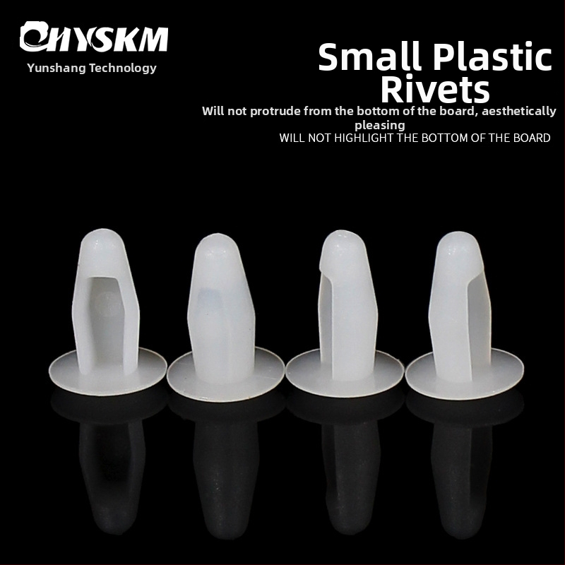 Naylon kniede PCB un iekārtu plākšu piestiprināšanai – LRD-04, Materiāls: naylons, Kniedes tips