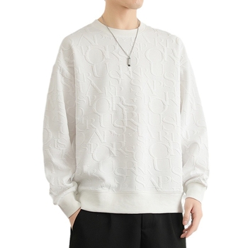 Džemperis ar garām piedurknēm, apaļš kakla izgriezums, brīvs piegriezums, 100% poliesteris