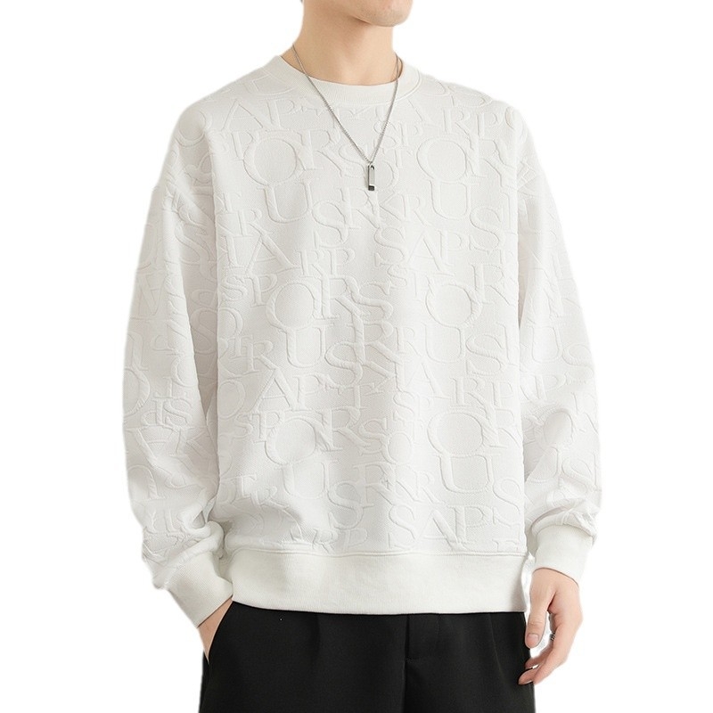 Džemperis ar garām piedurknēm, apaļš kakla izgriezums, brīvs piegriezums, 100% poliesteris