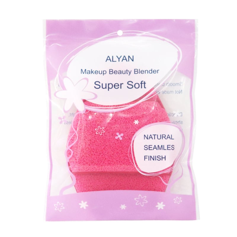 Alyan υδροφιλικό σφουγγάρι προσώπου χωρίς λατέξ, σχήματος σταγόνας, για καθαρισμό προσώπου και αφαίρεση μακιγιάζ