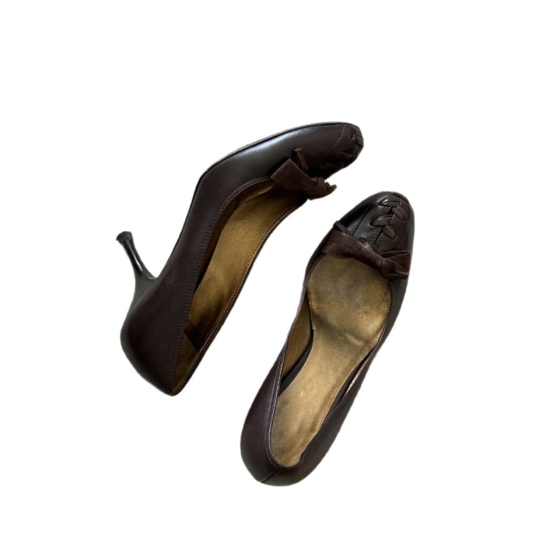 Mary Jane cipele s okruglim vrhom, gornji materijal: super fiber, visoke pete 6–8 cm, gumeni podplat