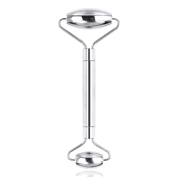 Dehuicheng Veidojo masažo ritinėlį iš nerūdijančio plieno – gua sha įrankis veidui ir akių zonai, rankinis, be elektros, neigiamų jonų funkcija