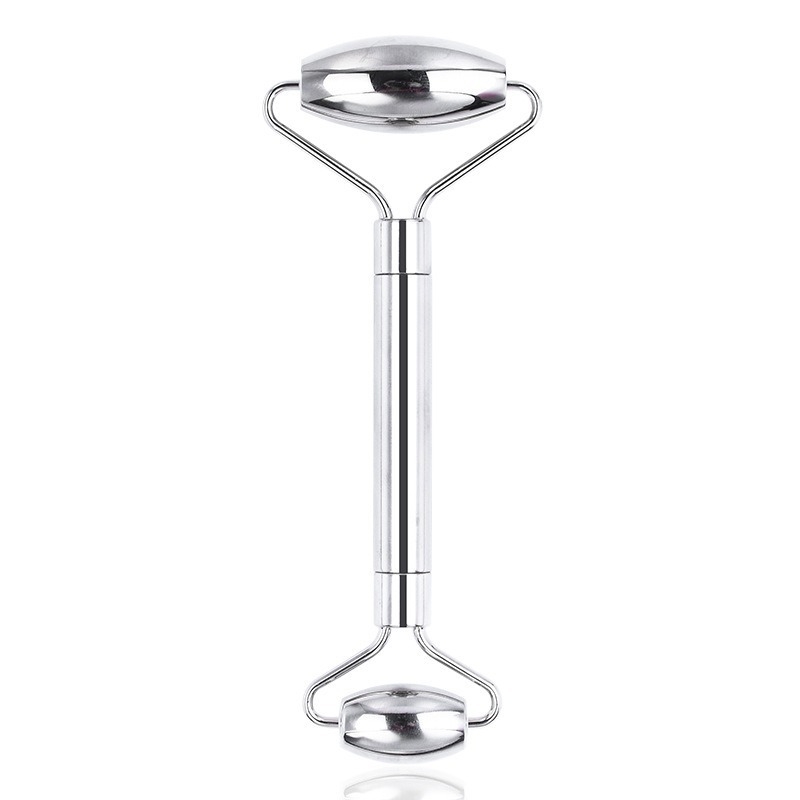 Dehuicheng Veidojo masažo ritinėlį iš nerūdijančio plieno – gua sha įrankis veidui ir akių zonai, rankinis, be elektros, neigiamų jonų funkcija