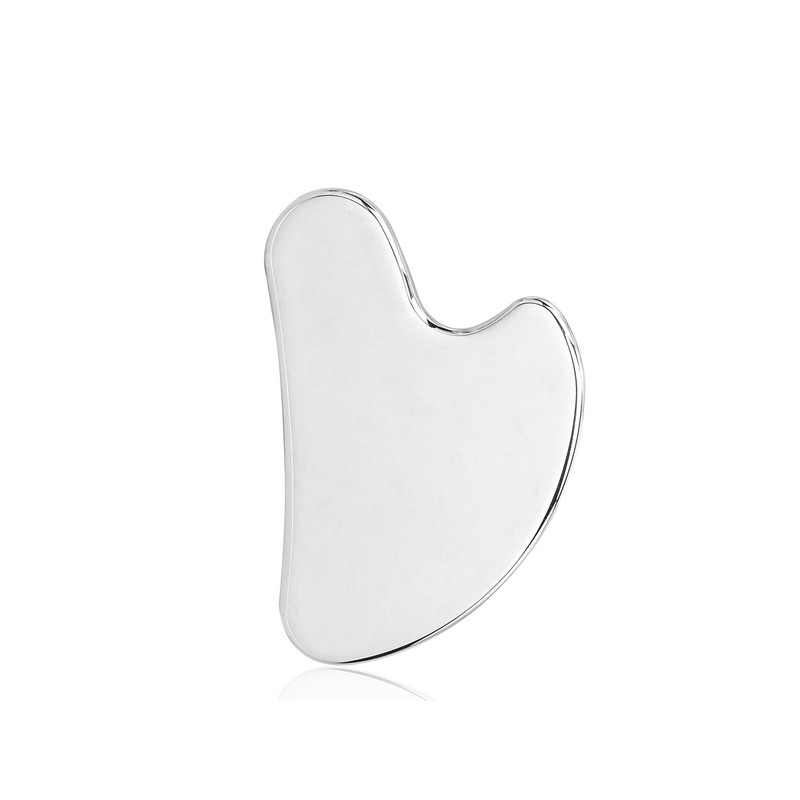 Dehuicheng Veidojo masažo ritinėlį iš nerūdijančio plieno – gua sha įrankis veidui ir akių zonai, rankinis, be elektros, neigiamų jonų funkcija