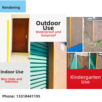 Gumijas stūra aizsargs – pastiprināts paplašināts dizains, mīkra pretkoliāzijas lente, modelis hj100, pielāgota apstrāde