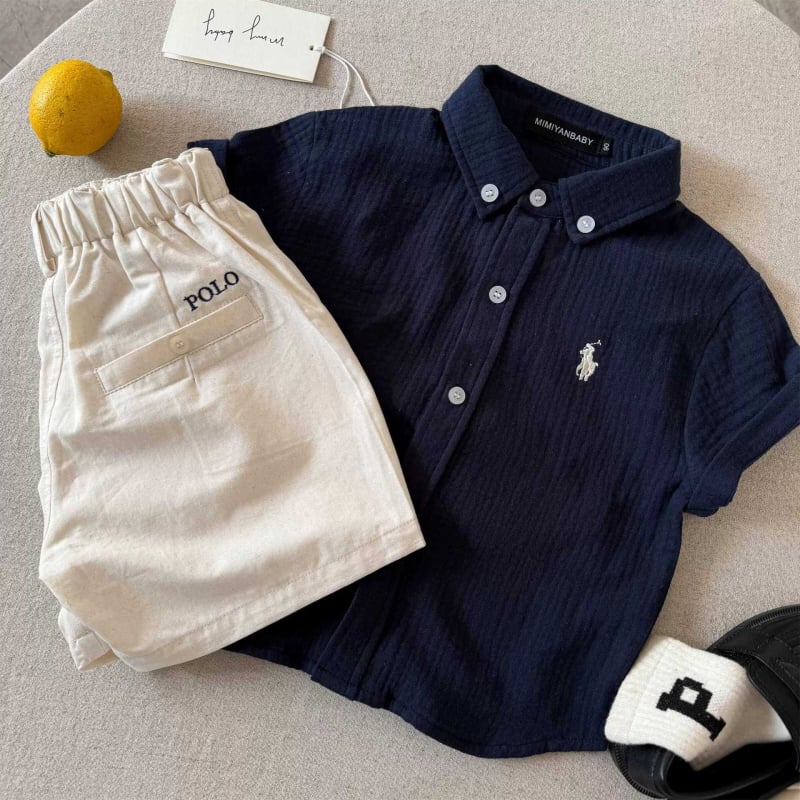 Παιδικά τζιν σορτς — ιαπωνικό στυλ, 95% βαμβάκι, μεσαία μέση, καλοκαίρι 2025, για ηλικίες 1–3 ετών