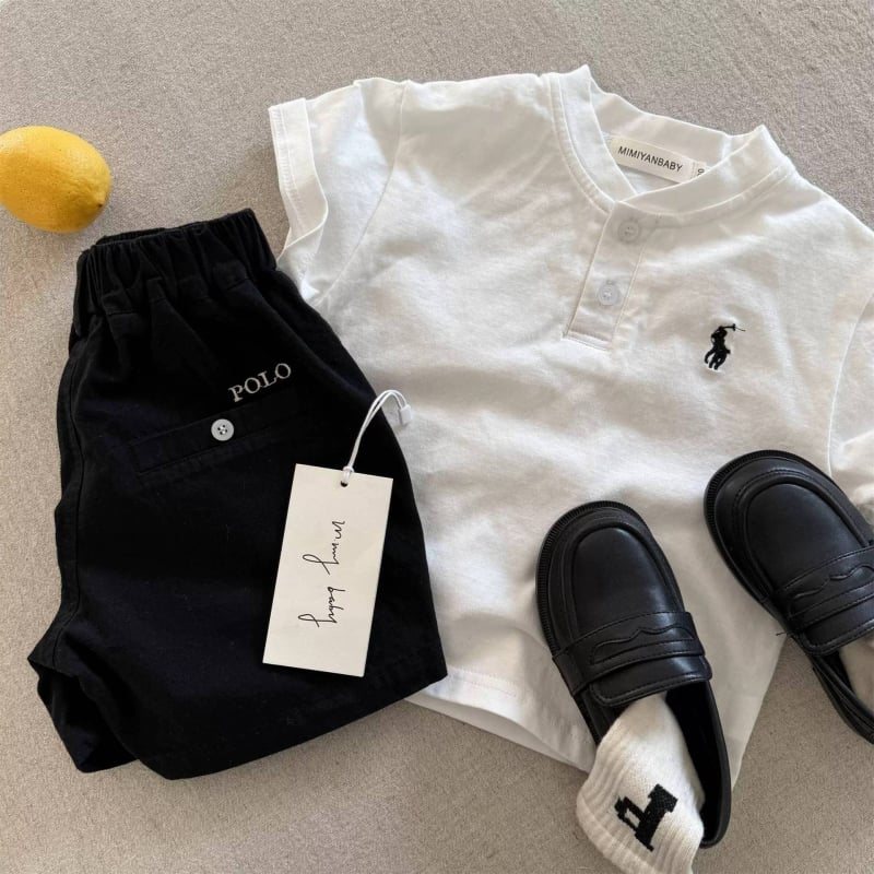 Παιδικά τζιν σορτς — ιαπωνικό στυλ, 95% βαμβάκι, μεσαία μέση, καλοκαίρι 2025, για ηλικίες 1–3 ετών