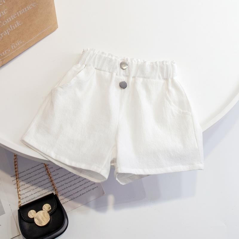 Παιδικά τζιν σορτς — ιαπωνικό στυλ, 95% βαμβάκι, μεσαία μέση, καλοκαίρι 2025, για ηλικίες 1–3 ετών