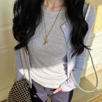 Bez rukava T majica od Mulberry svile, okrugli izrez, A-linija, stil Royal Sister