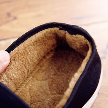 Zimske muške tenisice od pamukaste tkanine s fleec podstavom, niski kroj, casual, kompozitna potplata