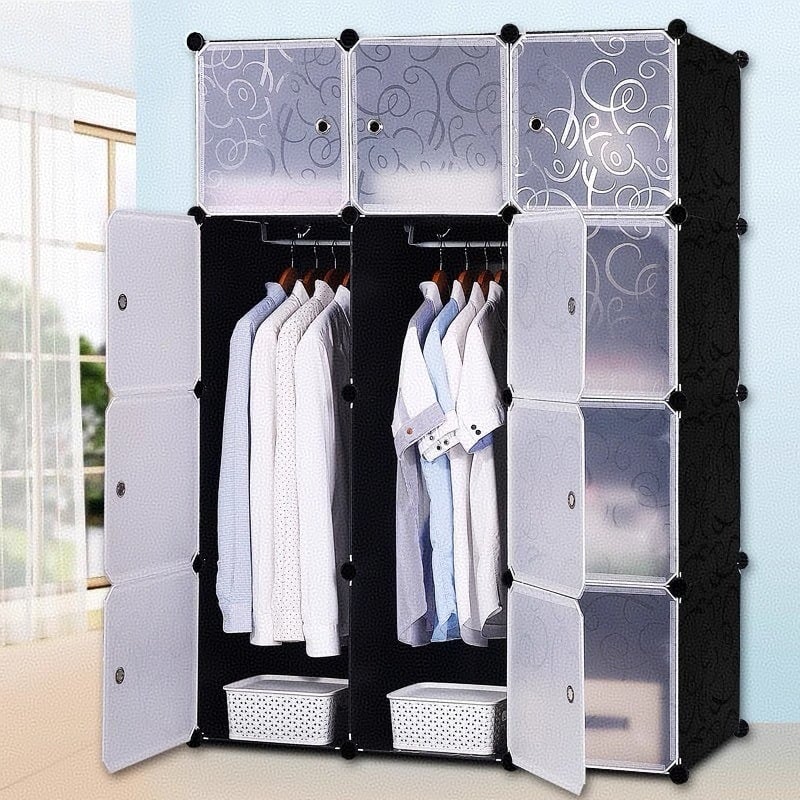 Összecsukható gardrób cipősszekrénnyel | Anyag: Műanyag | Modell: 001 | Márka: Yichao | Stílus: Egyszerű és Modern