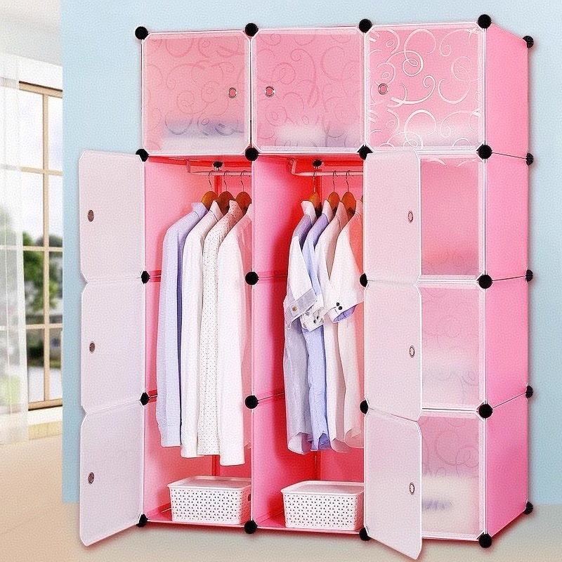 Összecsukható gardrób cipősszekrénnyel | Anyag: Műanyag | Modell: 001 | Márka: Yichao | Stílus: Egyszerű és Modern