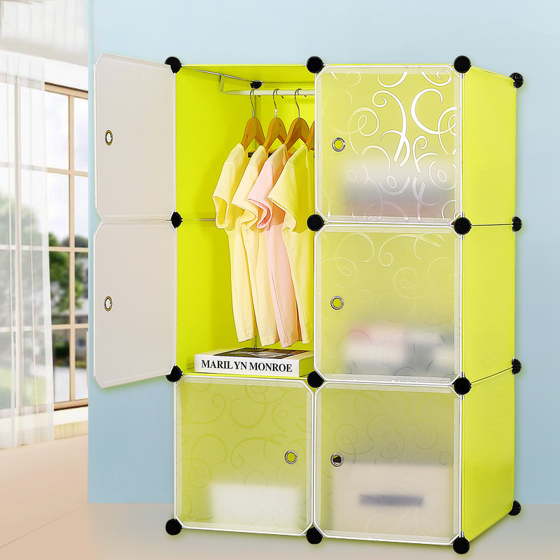 Összecsukható gardrób cipősszekrénnyel | Anyag: Műanyag | Modell: 001 | Márka: Yichao | Stílus: Egyszerű és Modern