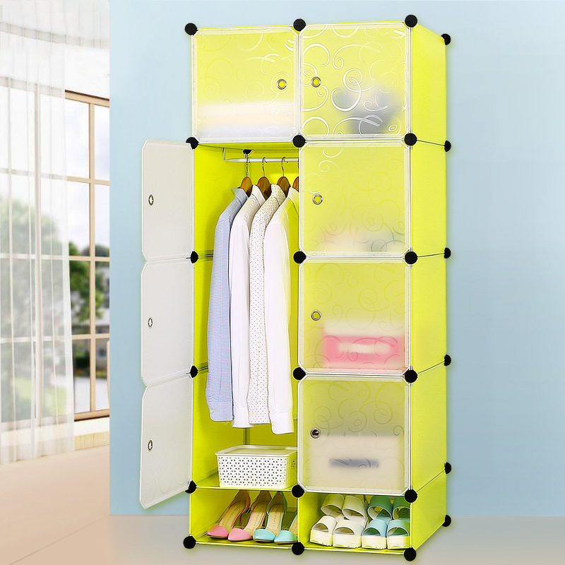 Összecsukható gardrób cipősszekrénnyel | Anyag: Műanyag | Modell: 001 | Márka: Yichao | Stílus: Egyszerű és Modern