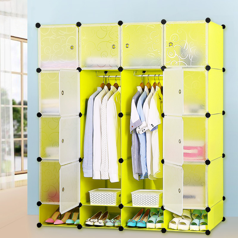 Összecsukható gardrób cipősszekrénnyel | Anyag: Műanyag | Modell: 001 | Márka: Yichao | Stílus: Egyszerű és Modern