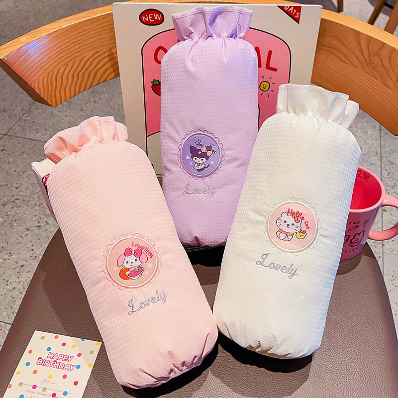 Vaikų atsparus vandeniui rankovių gaubtas su ilgu dizainu, animacinis raštas, unisex, amžius 0–13 metų, žiemos pavasario rudens sezonai, Kumquat