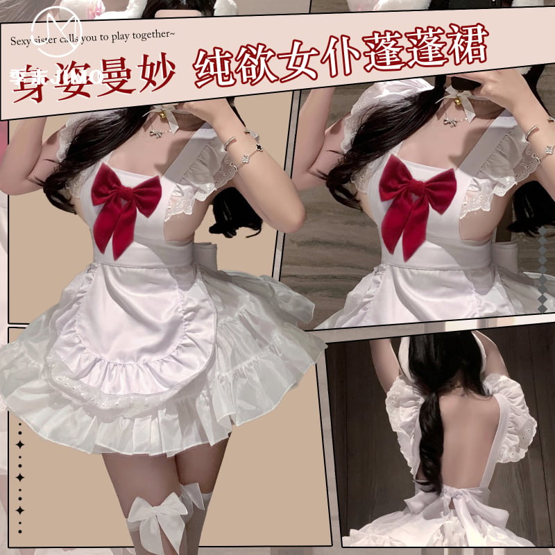 Cheongsam cosplay pregača za žene, najlon tkanina, 90–95% poliester