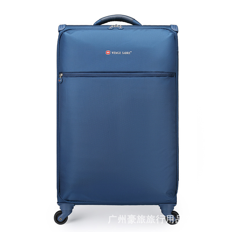 Üliväike kerge reisikohver universalsete ratastega, tõmblukuga avamine, tavaline paroolilukk, Oxford kangas, kaal 2,51 kg