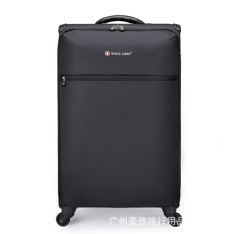 Üliväike kerge reisikohver universalsete ratastega, tõmblukuga avamine, tavaline paroolilukk, Oxford kangas, kaal 2,51 kg