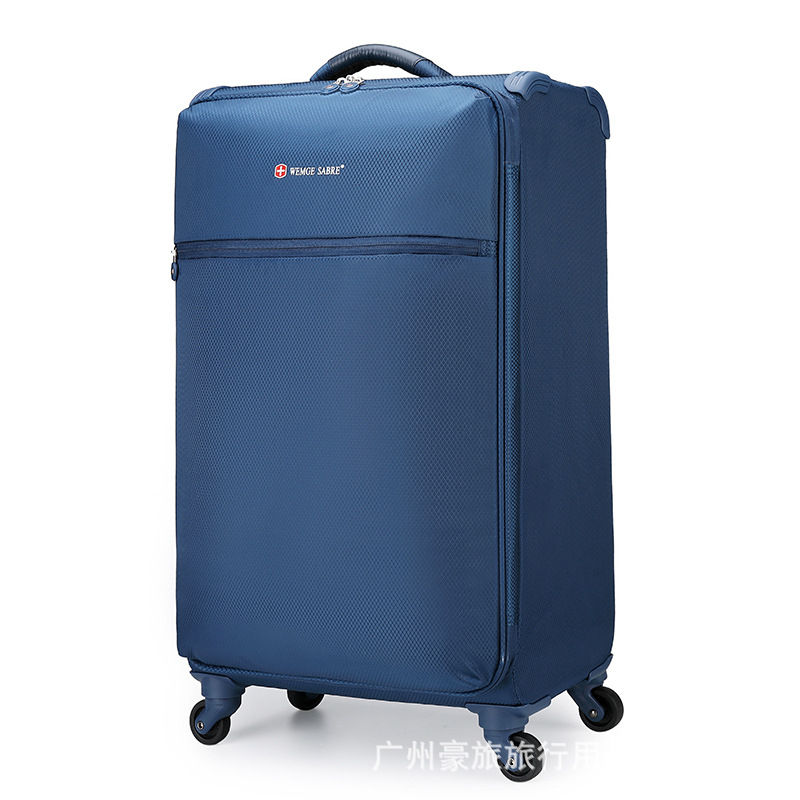 Üliväike kerge reisikohver universalsete ratastega, tõmblukuga avamine, tavaline paroolilukk, Oxford kangas, kaal 2,51 kg