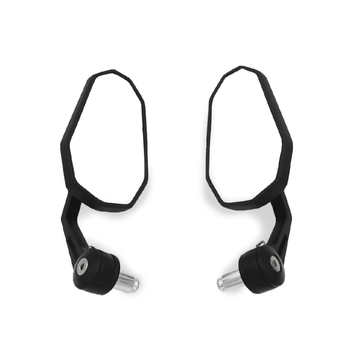 Atgalinis veidrodėlis motociklui ir elektromobiliui, sferinis veidrodėlis iš stiklo, aliuminio lydinio dangtelis, dalis Xc-cx-22