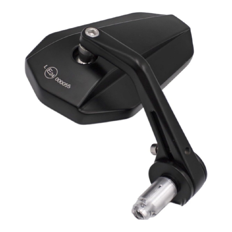 Atgalinis veidrodėlis motociklui ir elektromobiliui, sferinis veidrodėlis iš stiklo, aliuminio lydinio dangtelis, dalis Xc-cx-22