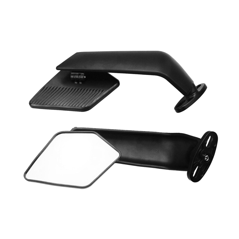 Universali kvadratinė galinio vaizdo veidrodėlis motociklams ir elektrinėms transporto priemonėms, ABS korpusas, priekinis ir galinis tvirtinimas, Yuwon, tinkamas kasdienėms kelionėms