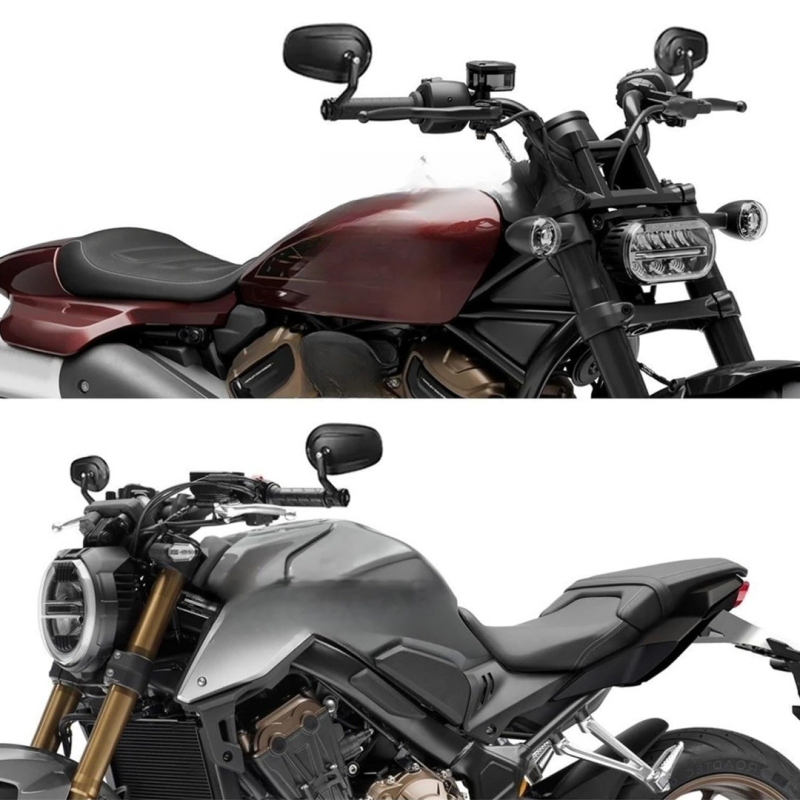 Harley motociklo galinis veidrodėlis, sferinis veidrodėlis, stiklas, Dalies numeris Xc-cx-40