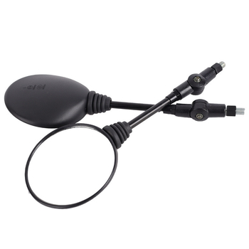 Motociklo galinio vaizdo veidrodis - sulankstomas, plačiu kampu išgaubtas apvalus veidrodis, HD, atsparus smūgiams