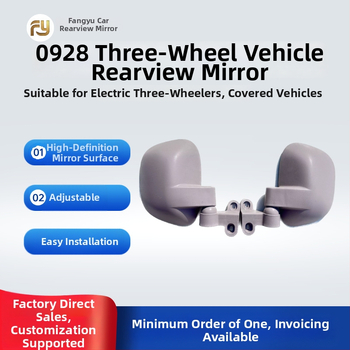 Apvalus galinio vaizdo veidrodėlis elektriniam triratiui karavānui, prekės ženklas Fang Yu, tinkamas tricikliams, montavimas priekyje ir gale, medžiaga: kita