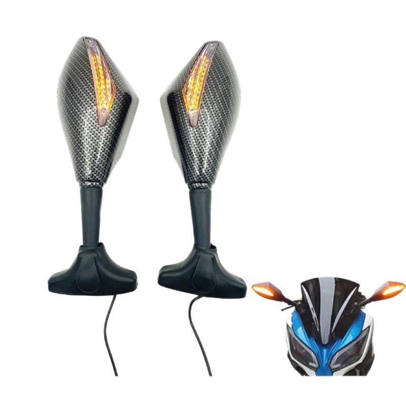 Motorratta taha vaatepeegel, ruudukujuline, mudel QC-1086, paigaldus: ees ja taga, tugev vibratsioonikindlus