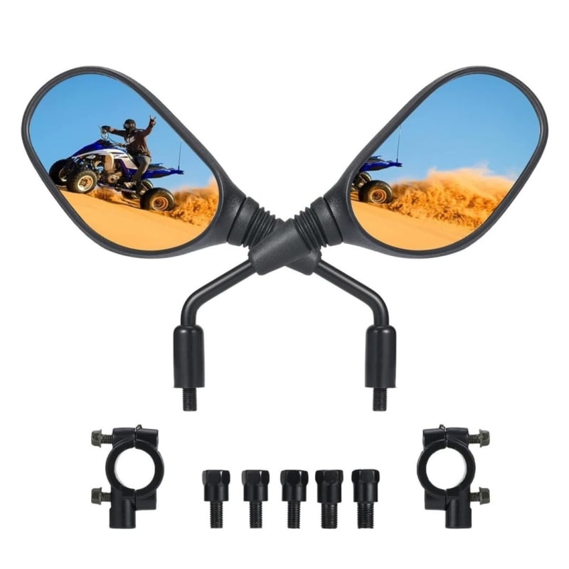 Galinis veidrodėlis, modelis Xc-cx-10, universalus motociklo/elektrinio transporto priemonės veidrodėlis; suderinamas su universaliais motociklais/elektriniais transporto priemonėmis; įgaliota privatų prekės ženklą.