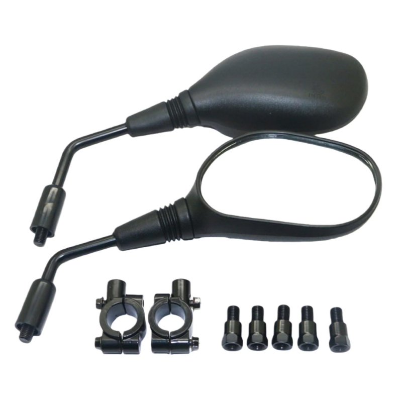 Galinis veidrodėlis, modelis Xc-cx-10, universalus motociklo/elektrinio transporto priemonės veidrodėlis; suderinamas su universaliais motociklais/elektriniais transporto priemonėmis; įgaliota privatų prekės ženklą.